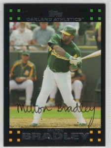 2007 Topps Baseball Oakland Athletics Team Set