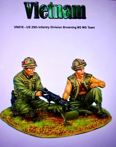 first legion 54/60mm VN018 Vietnam American infantry W/ Browning MG/42 MIB oop - Picture 1 of 4