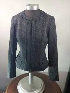 Tahari Businessjacke Damen 4 MEHRFARBIG Polyestermischung voller Reißverschluss - Bild 1 von 10