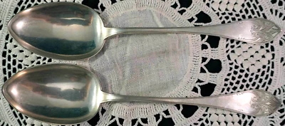 2 cucharas de plata en estuche de presentación Monsen Bergen H. Stavseht 830s noruego Foto 1 de 4