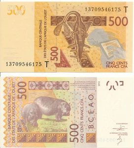 West African St. / Togo - 500 Francs 2012 (2013) UNC - Pick 819Tb - Picture 1 of 1