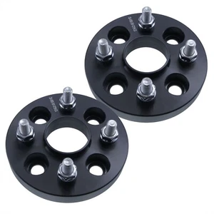 (2) Hubcentric Wheel Spacers | 20mm 4x100 4 lug | 56.1mm Hub Bore 12x1.5 Studs - Picture 1 of 3