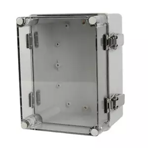 ABS IP66 Clear Lid Hinge Junction Box 150 x 200 x 130mm - Picture 1 of 17
