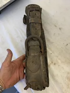 Antique Heavy Duty Leather Work Tool Belt - Picture 1 of 11