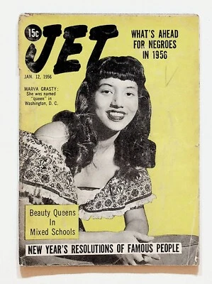 1956 January 12 JET Magazine Emmett Till Folk Song Joe Louis Boxing Wrestling - Image 1 of 4
