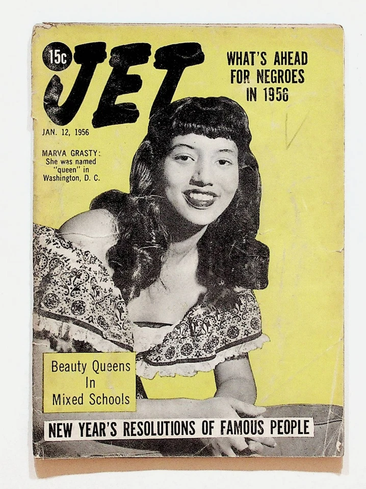 1956 January 12 JET Magazine Emmett Till Folk Song Joe Louis Boxing Wrestling Foto 1 de 4