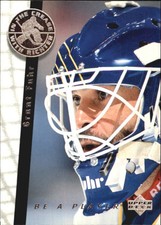 1995-96 Be A Player Blues Hockey Card #196 Grant Fuhr