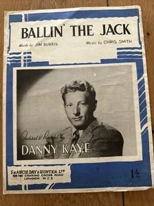 Ballin’ The Jack Sheet Music Vintage Danny Kaye - Picture 1 of 3