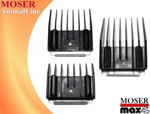 3 Aufsteckkämme (5,9,13mm) für Moser Max 45 / 50 , Class 45/50 Aufsteckkamm