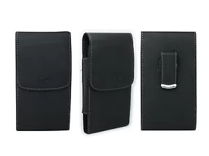 Funda de cuero con clip para iPhone 6 6S (CABE CON OTTERBOX DEFENDER PUESTO) - Imagen 1 de 3