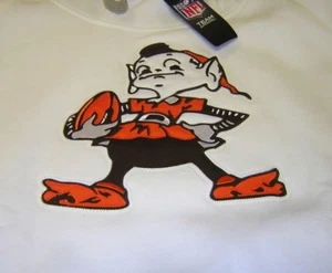 Cleveland Browns Brownie Elf White Retro Antiqua Hoodie XL - Picture 1 of 1