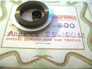 ANGELUS 22" LÍNEA MODELO 190 8 DÍAS HECHO EN SUIZA REPUESTO RESORTE PRINCIPAL  - Imagen 1 de 2