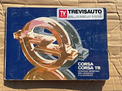 Libretto uso e manutenzione Opel CORSA-CORSA TR - 1982 - Originale - Immagine 1 di 4