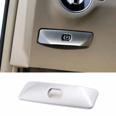 Cubierta Botón Consola Multimedia Emergencia Para Mercedes-Benz Clase C Plateado 08-14 Foto 1 de 4