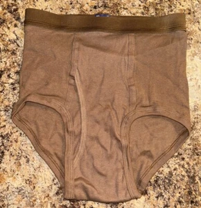 Vintage BVD Mens Brief Brown Size 34 Unworn - Picture 1 of 5