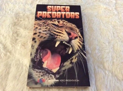 SUPER PREDATORS VHS 1995 AFRICA’S FIERCEST WILDLIFE Very Good QUESTAR  - Image 1 of 3