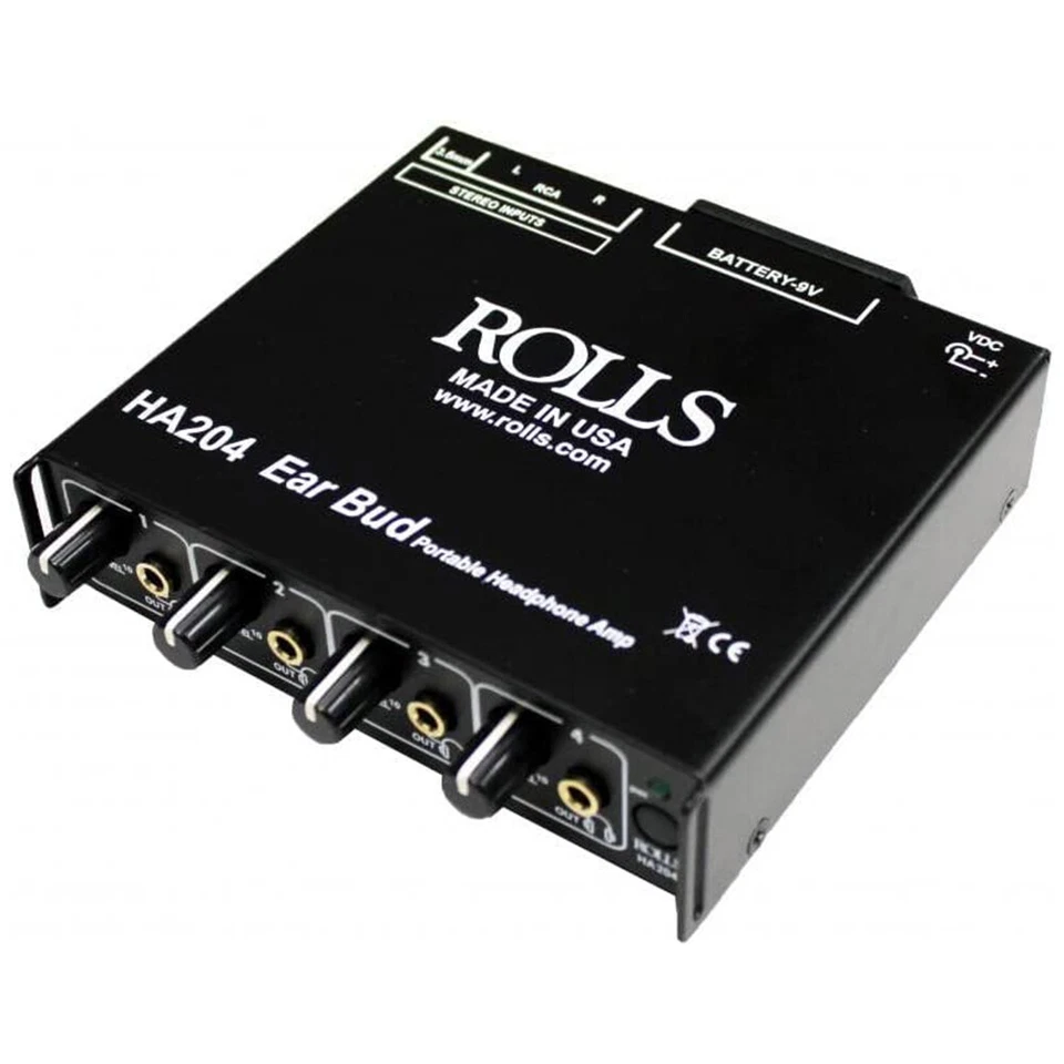ROLLS HA204P Portable Battery/AC Operated Headphone Amplifier - Image 1 of 1