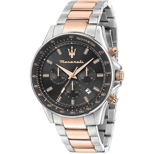 Herrenuhr Maserati Challenge R8873640021 Chrono Stahlarmband Rosé Schwarz - Bild 1 von 3
