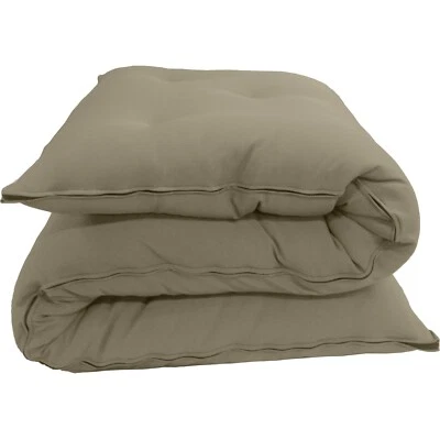 Colchón futón rodante de doble piso, algodón para dormir Shikifuton 3x39x80 tostado Foto 1 de 4