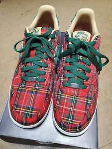 Nike Lunar Force Air Force 1 City QS "London" kariert Größe 10 grün rot 602862 600 - Bild 1 von 14