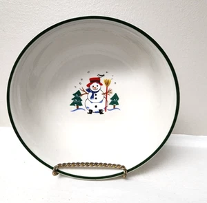 Pfaltzgraff Snow Village Cereal Bowls (4) Discontinued - Picture 1 of 3