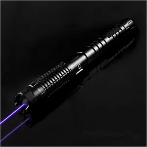 BX7 450nm Adjustable Focus BURNING Blue Laser Pointer Visible Laser Beam US - Picture 1 of 16