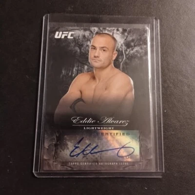 #198/225 Eddie Alvarez True 1st Auto Real Topps Rookie Autograph 2014 Bloodlines - Image 1 of 2