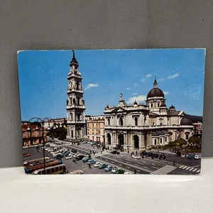 CARTOLINA COLORI VINTAGE COLLEZIONE POMPEI SANTUARIO  - Foto 1 di 2