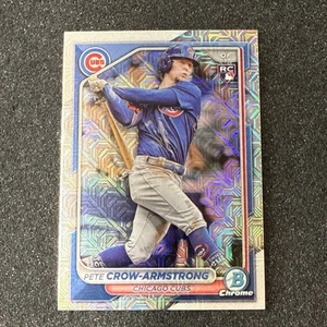 Bowman 2024 cromo #45 Pete Crow-Armstrong Mojo refractor Chicago Cubs novato radiocontrol - Imagen 1 de 2