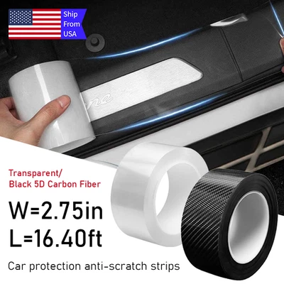 Universal Car Door Edge Protector Clear Sill Guard Film Anti-Collision for Kia Foto 1 de 4