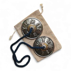 Authentic Tibetan Tingsha Bells | Handmade Meditation Cymbals for Sound Healing. - Picture 1 of 7
