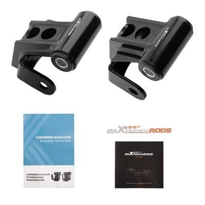 Kit de grilletes de reducción de caída de 2 pulgadas para Dodge Ram 2500 3500 2x2 4x4 2003-2013 Foto 1 de 4