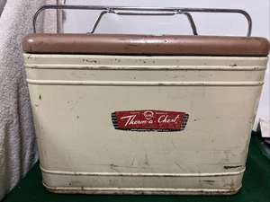 Vintage Knapp Monarch St. Louis Therm-a-Chest Picnic Cooler Original Plug - Picture 1 of 19