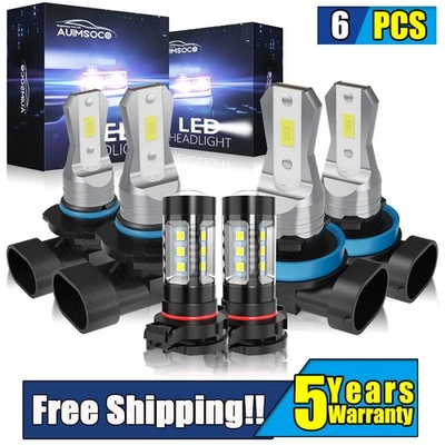 Kit de faros LED blancos brillantes 36000LM 6500K para Chevrolet Tahoe 2007-2015 Foto 1 de 4