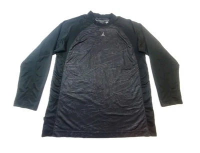 Camisa Jordan Para Hombre Talla 2XL Negra Gris Manga Larga Ropa Activa Atlética Adulto Top  Foto 1 de 4