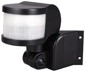 PRO ELEC Sensor PIR 270 Darjah, IP44, Hitam - Picture 1 of 1