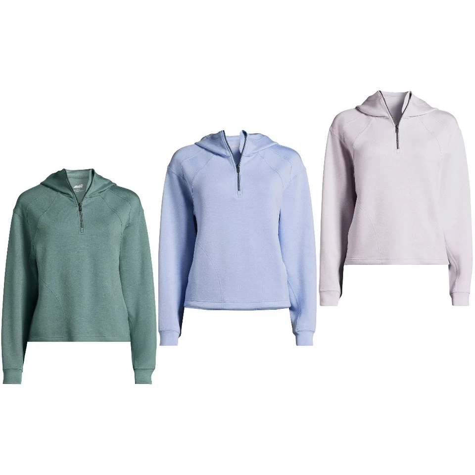 Sudadera con capucha para mujer Avia con cremallera en cuarto de costura Foto 1 de 1