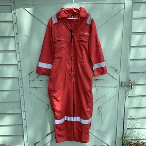 Defender Ultra DuPont Nomex Coveralls XL Red "Conoco Phillips" Construction - Picture 1 of 15