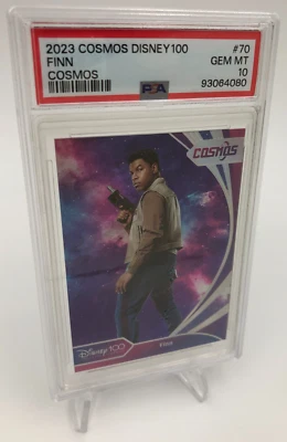 2023 Cosmos DISNEY 100 Card SP/188 FINN #70 STAR WARS: RISE OF SKYWALKER  PSA 10 - Image 1 of 4