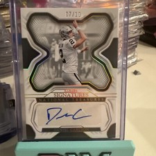 Daniel Carlson National Treasures Signatures #7/10