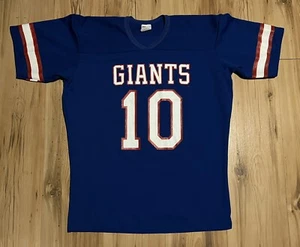 Vintage 80s Rawlings New York Giants Brad Van Pelt Jersey Mens Large (44) Blue - Picture 1 of 4