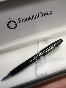 Franklin Covey Bristol MINI Black Lacquer Ballpoint Pen - Picture 1 of 4