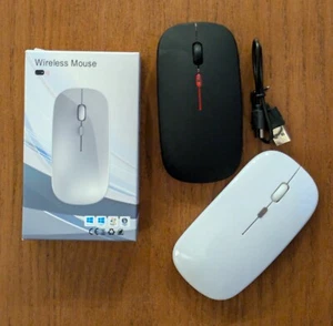 Wireless Bluetooth Rechargeable Computer Mouse - Picture 1 of 9
