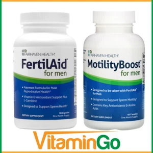 Fairhaven Health FertilAid para Hombres y MotilityBoost Combo | Apoyo a la Fertilidad - Imagen 1 de 7