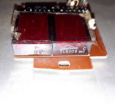 Toshiba TLR308 LED Display On Circuit Board  Circa 1976 Fairchild 4511PQM • 2.93$