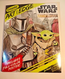 Crayola Art with Edge Coloring Book Star Wars - The Mandalorian - Baby Yoda-New - Picture 1 of 17