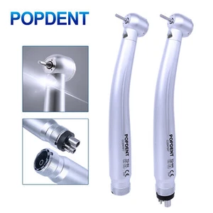 POPDENT Dental LED E-generator High Speed Handpiece Push Button 2/4 Holes - Picture 1 of 12