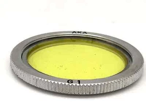 Aka Color Screen G1 Yellow Filter 36mm Circular Filter Thread M36 - Picture 1 of 1