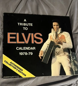 Calendario Elvis Presley King Of Rock N Roll 1978-1979 de colección edición coleccionista” - Imagen 1 de 4