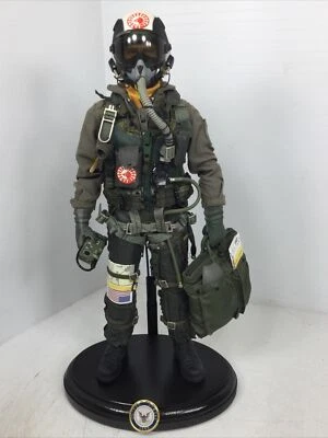 1/6 BBI US NAVY F-14 VF-1 "TOP GUN" MODERN FIGHTER PILOT +STAND DID DRAGON 21 - Image 1 of 4